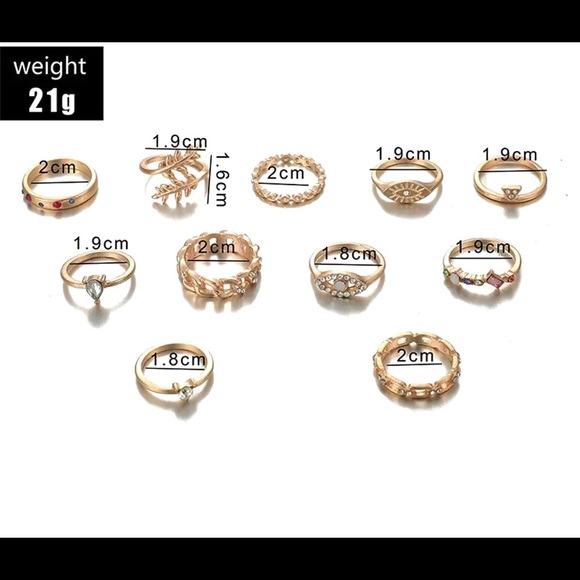 Boho Midi Rings - Picture 3 of 3